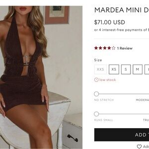Brown Mini Dress - OutCast Clothing